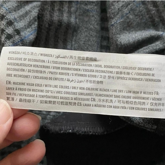 NWOT Abercrombie & Fitch Plaid Zipper Mini Dress - Picture 6 of 9